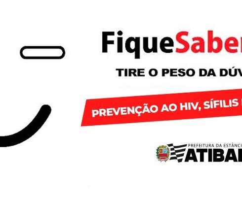 Campanha “Fique Sabendo – 2025” reforça prevenção e testagem de ISTs em Atibaia