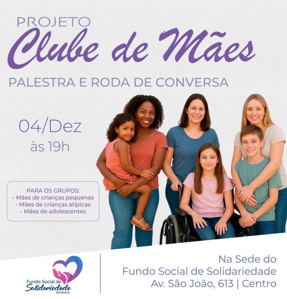 Fundo Social realiza último encontro do ano do “Clube de Mães” nesta quinta-feira (4)