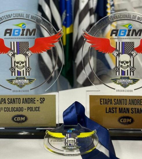 ROMUCAM da Guarda Civil de Atibaia conquista três premiações em competição internacional de motohabilidade