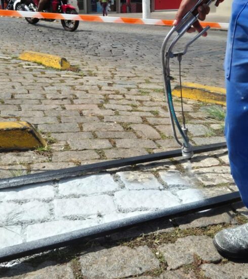 Prefeitura de Atibaia renova sinalização viária no entorno do Terminal Rodoviário