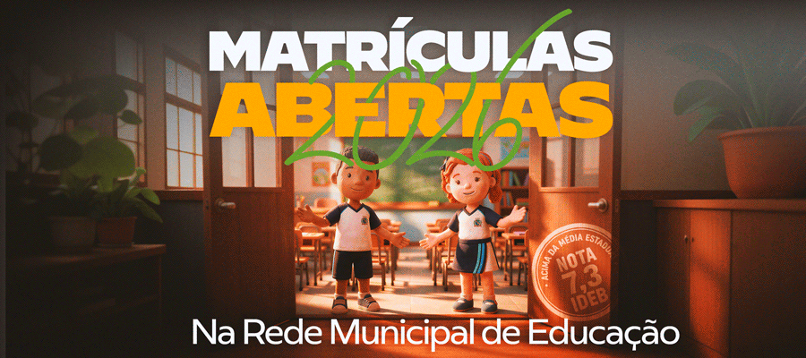 Campanha de Matrículas 2026 da Rede Municipal está em andamento