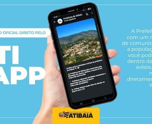 Prefeitura de Atibaia moderniza comunicação com novo canal exclusivo no WhatsApp