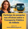 Prefeitura convida população a participar da construção de um novo sistema de transporte público