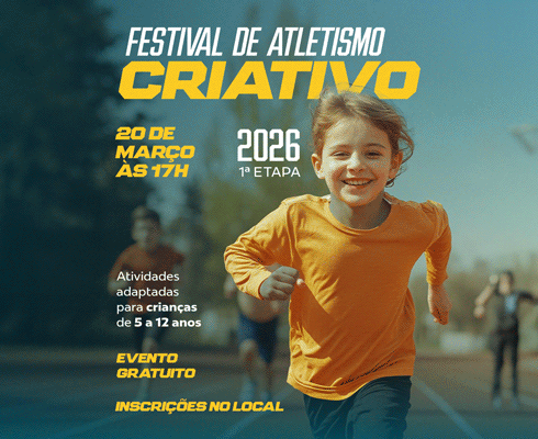 Festival de Atletismo Criativo terá primeira etapa no Campo do Alvinópolis