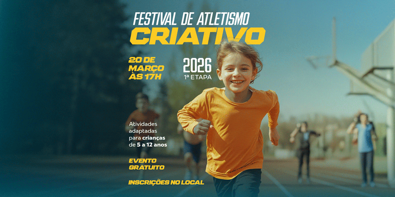 Festival de Atletismo Criativo terá primeira etapa no Campo do Alvinópolis
