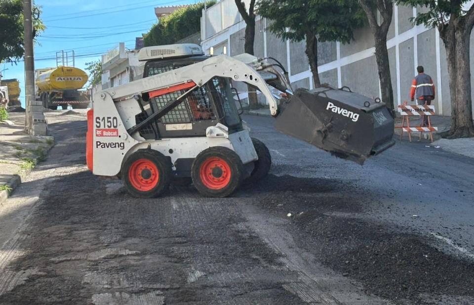 Recapeamento tem início na Avenida Brigadeiro José Vicente Faria Lima, no Alvinópolis