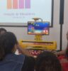 Professores da pré-escola da rede municipal participam de formação sobre uso de mesa educacional digital