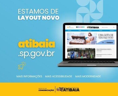 Novo layout do site da Prefeitura de Atibaia amplia acesso à informação e facilita navegação