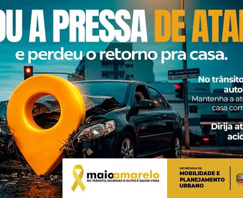 Prefeitura lança Campanha Maio Amarelo para conscientização no trânsito