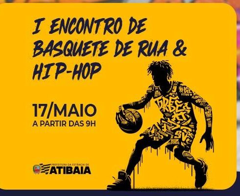 Atibaia recebe Encontro de Basquete de Rua e Hip-Hop com inscrições gratuitas para campeonato 3×3