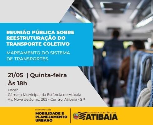 Prefeitura realiza nesta quinta-feira (21) reunião pública sobre reestruturação do transporte coletivo