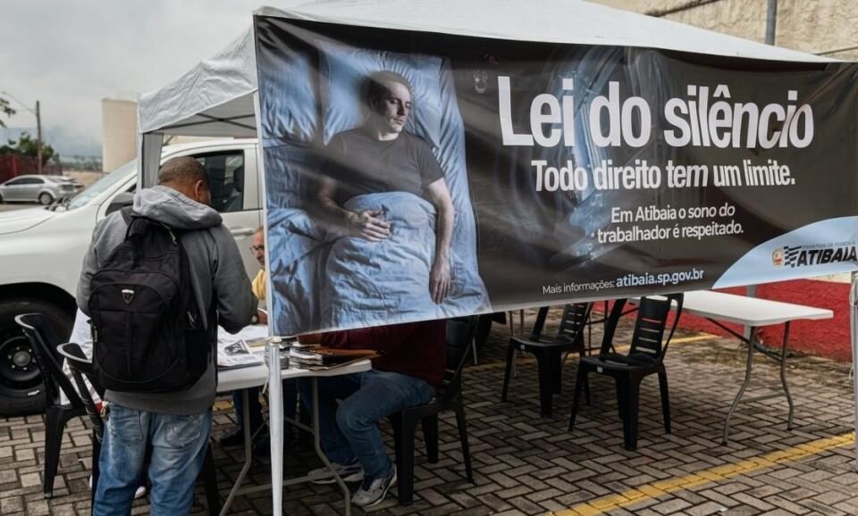 SEDEC Móvel realiza circuito intensivo de conscientização sobre a nova Lei do Silêncio em cinco bairros de Atibaia