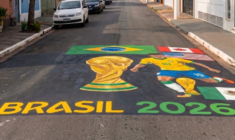 Prefeitura divulga orientações para pinturas e decorações de ruas durante a Copa do Mundo
