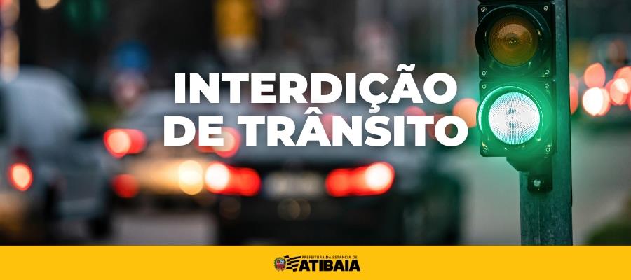 Departamento de Trânsito informa interdições parciais e totais de vias entre os dias 13 e 19 de junho Departamento de Trânsito informa interdições parciais e totais de vias entre os dias 13 e 19 de junho