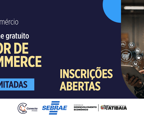 Prefeitura de Atibaia e Sebrae-SP oferecem curso gratuito de gestão de e-commerce para comerciantes
