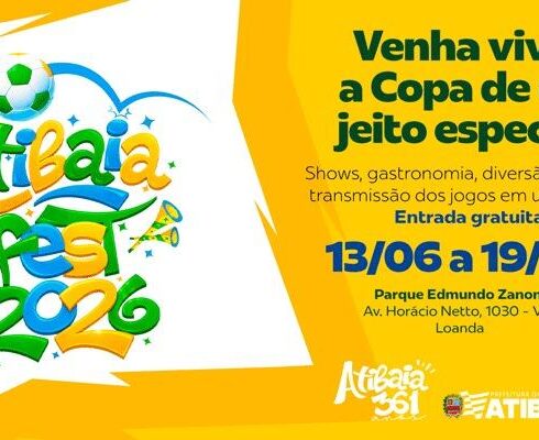Após abertura com grande público, Atibaia Fest 2026 se prepara para fim de semana com jogo do Brasil e atrações para toda a família