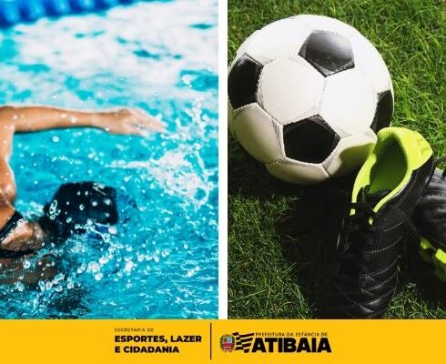 Prefeitura oferece aulas gratuitas de Natação e Futebol