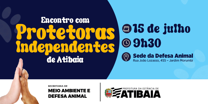 Prefeitura de Atibaia promove Encontro com Protetoras Independentes e reforça valorização da causa animal