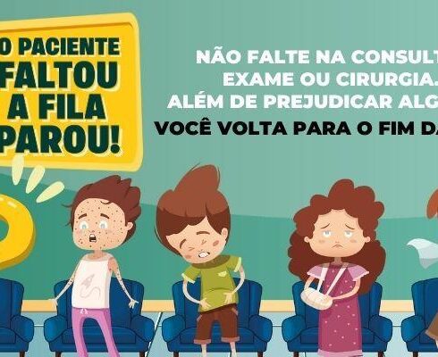 Faltar à consulta sem avisar pode atrasar o atendimento de outra pessoa