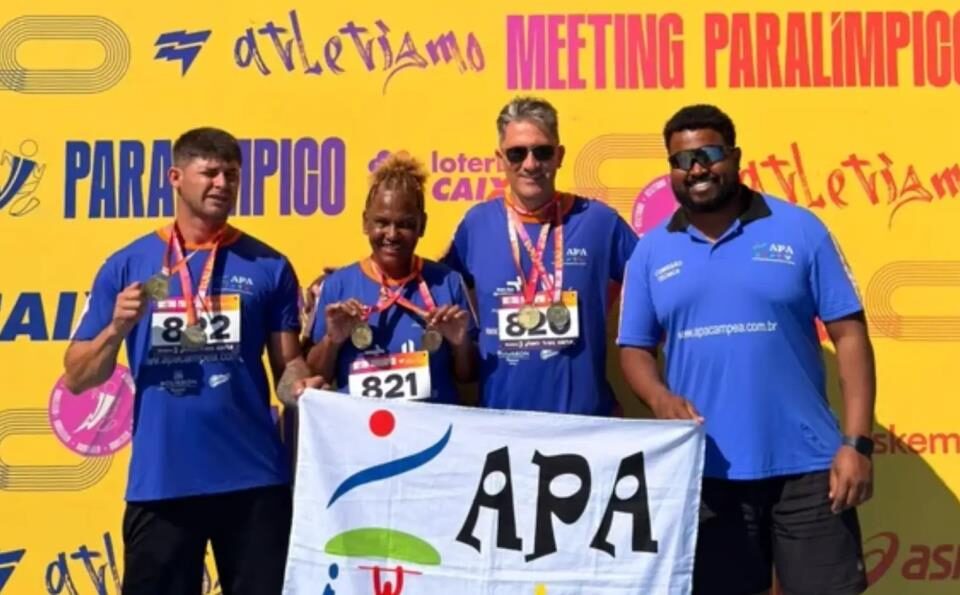 Seis medalhas de ouro marcam a participação de Atibaia em torneio nacional de Atletismo Paralímpico