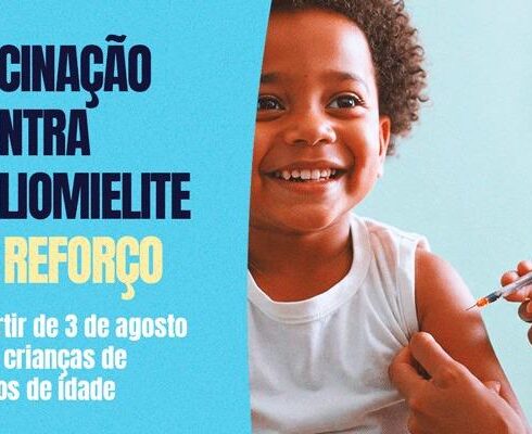 Calendário de vacinação passa a contar com novo reforço contra a poliomielite