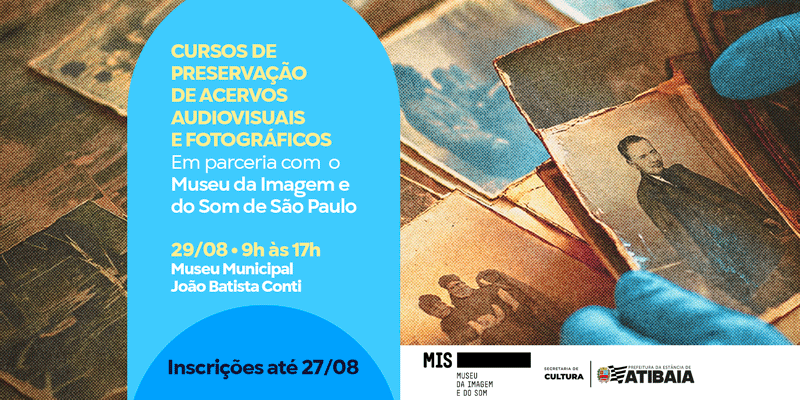 Abertas inscrições para curso gratuito sobre preservação de acervos audiovisuais
