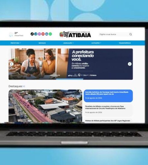 Prefeitura inicia melhorias na infraestrutura do site institucional nesta segunda (17)