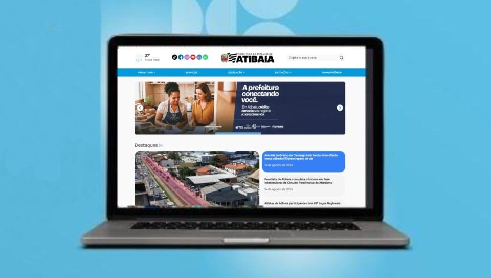Prefeitura inicia melhorias na infraestrutura do site institucional nesta segunda (17)