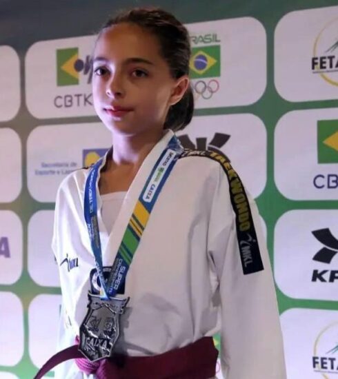 Atleta de Atibaia conquista medalha de bronze no Super Campeonato Brasileiro de Taekwondo 2026