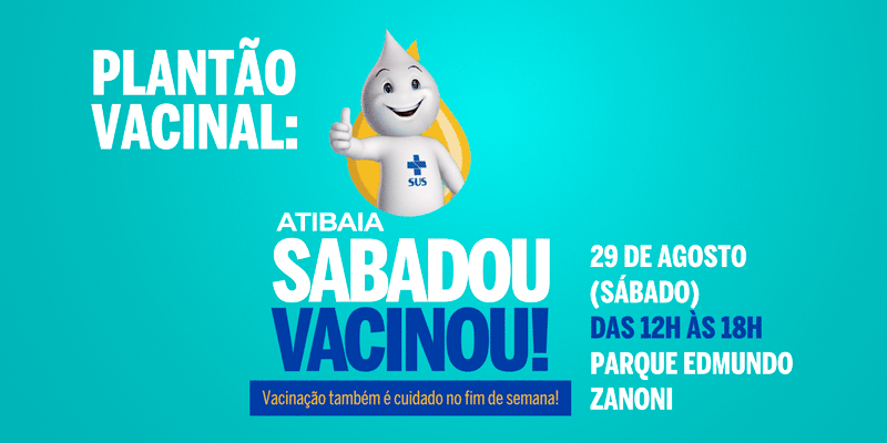 Plantão Vacinal acontece neste sábado (29) no Parque Edmundo Zanoni