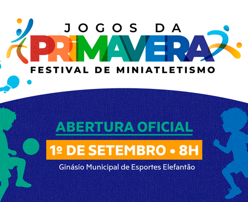 Jogos da Primavera e XII Festival de Miniatletismo reúnem mais de 5 mil estudantes em Atibaia