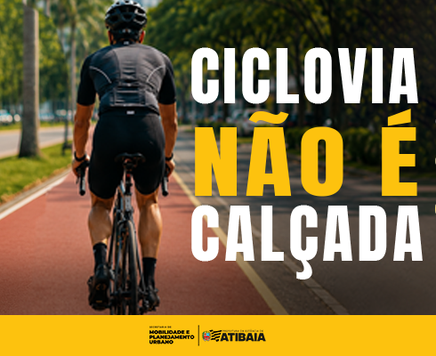 Uso correto de calçadas, ciclovias e ciclofaixas contribui para uma circulação mais segura