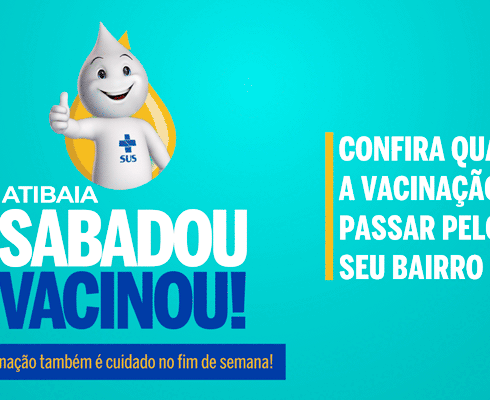 “Sabadou, Vacinou!” leva vacinação para escolas e unidades de saúde aos sábados