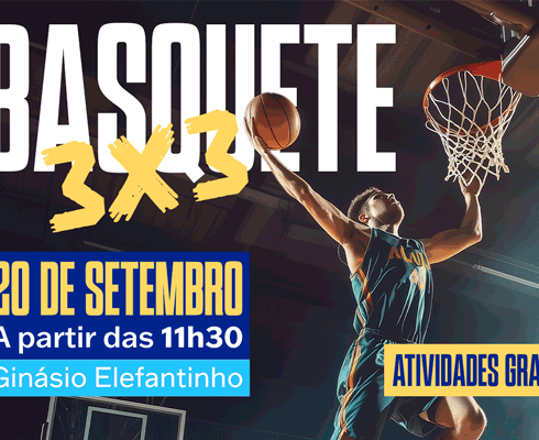 Prefeitura e Sesc Guarulhos promovem atividade de Basquete 3X3 em Atibaia neste domingo (20)