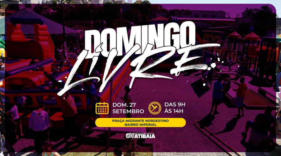 Próximo Domingo Livre será na Praça do Migrante Nordestino