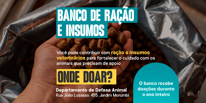 Atibaia amplia ações de proteção animal com incentivo a doações e cadastro inédito de cães e gatos comunitários